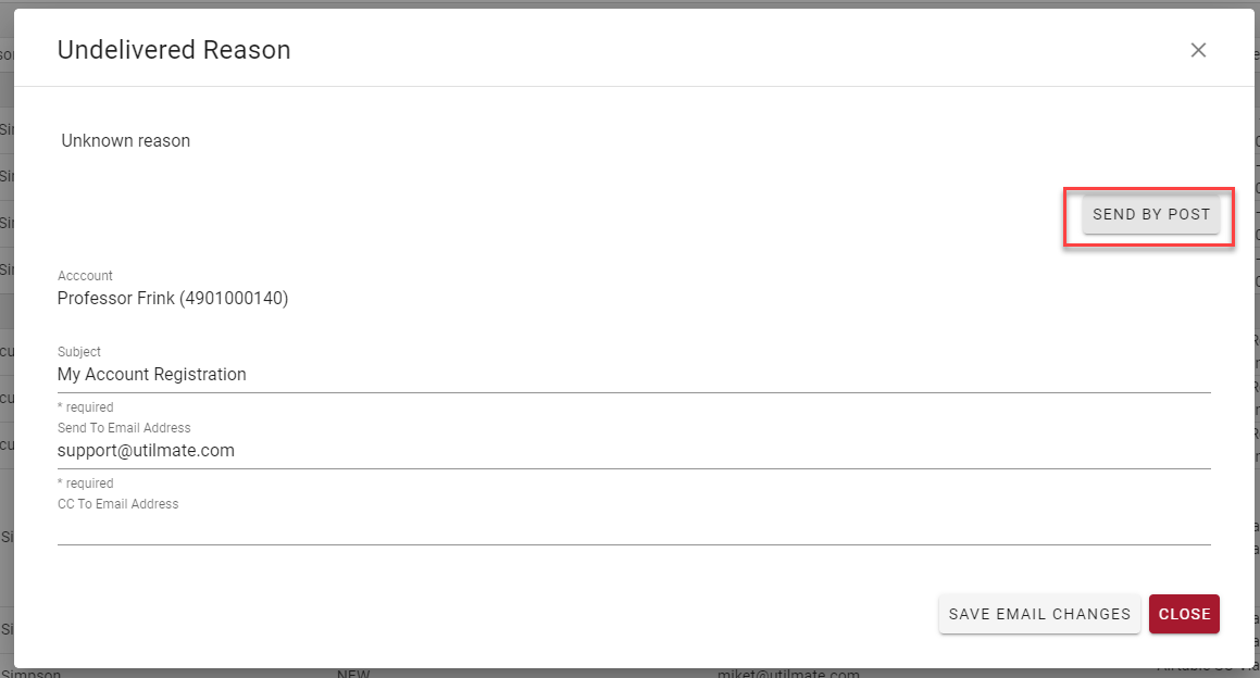 Posting failed emails Posting failed emails